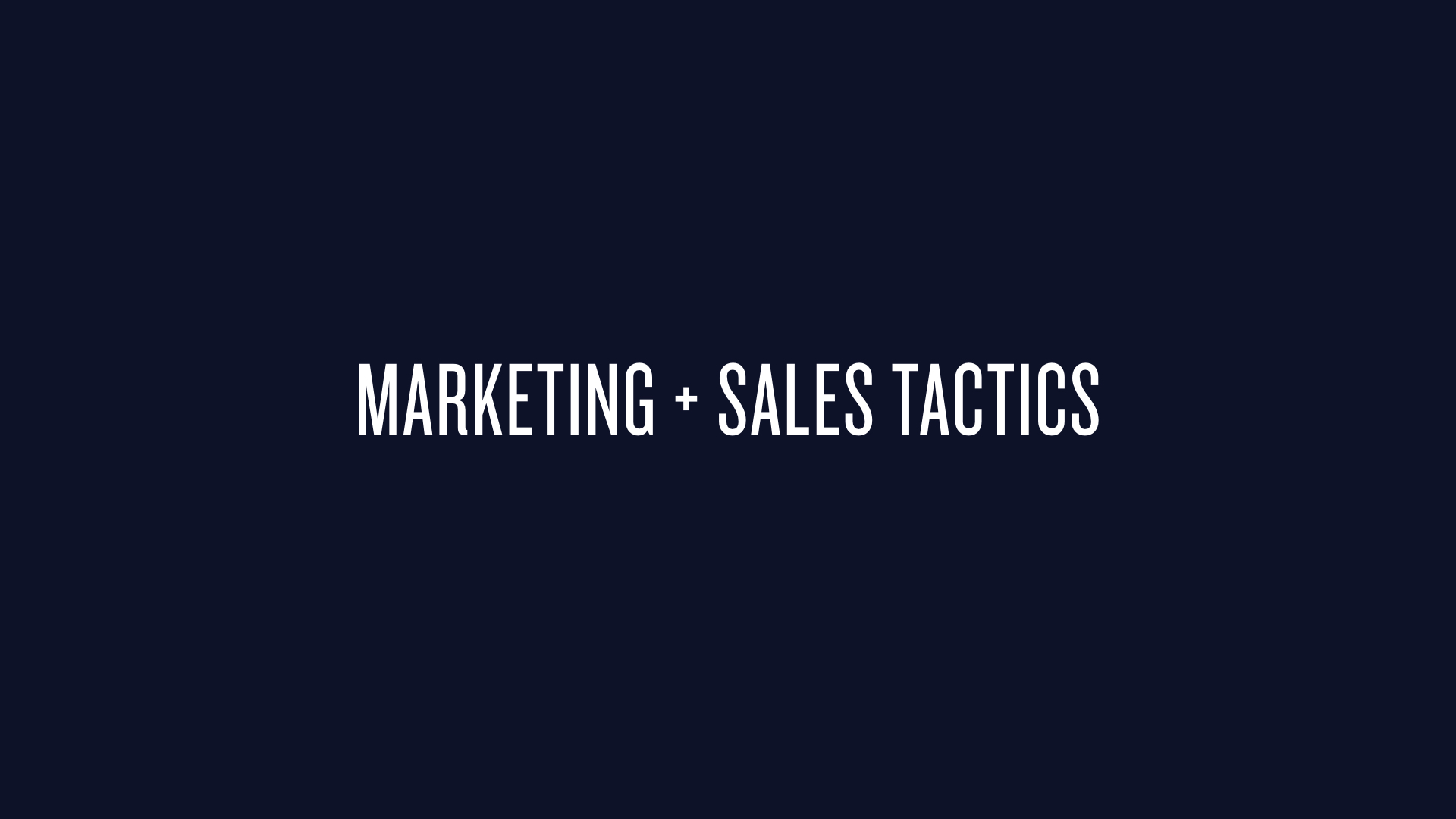 Subsection for dev-led sales and marketing tactics.